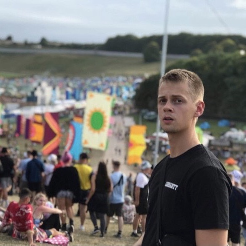 Boy at a festival
